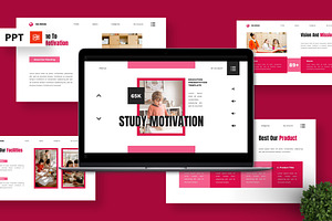 Study Motivation - Education PPT, a Presentation Template by Deepslide Studio