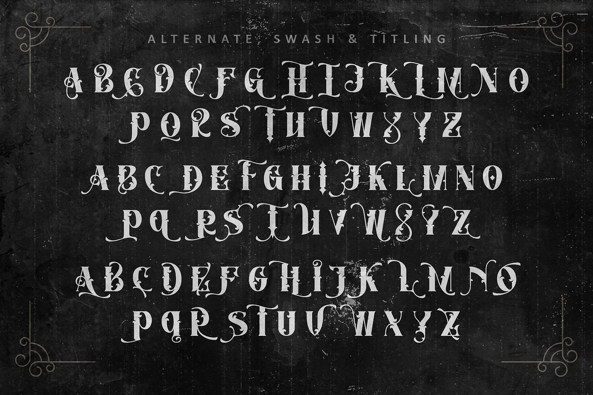 Berock, a Blackletter Font by Letterara (Photo 12 of 15)