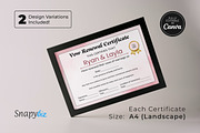 Vow Renewal Certificate Template, a Card Template by Snapybiz (Thumbnail 6 of 10)