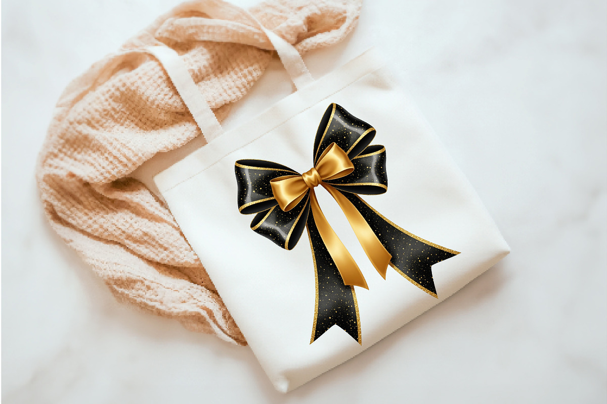 Halloween Coquette bow png, an Illustration by Watercolor design (Photo 3 of 3)