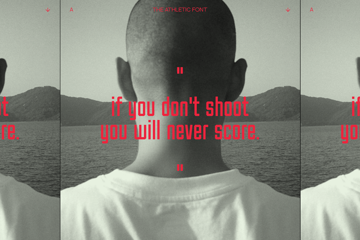 THE ATHLETIC FONT, a Serif Font by THE BOLD FONT. (Photo 7 of 18)