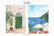Mediterranean Summer Dolce Vita, a Decorative Illustration by Catch the Dream Art (Thumbnail 25 of 25)