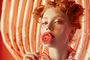 Lollipop girls. 90 images, a Person Illustration by Handmadefont (Thumbnail 7 of 16)