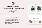 Podcast Landing Page Showit Template, a Landing Page Template by Sugar Studios (Thumbnail 6 of 7)