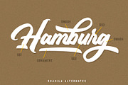 Shahila, a Script Font by Secondivison Supply (Thumbnail 3 of 7)