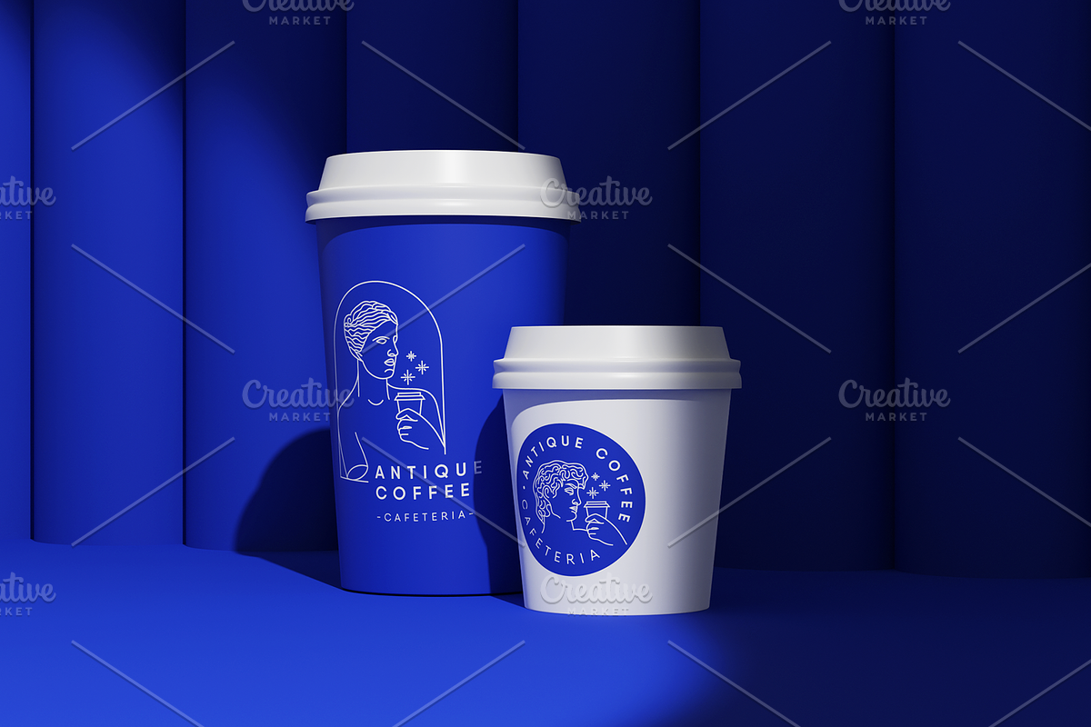 Antique Coffee - Vector Line Art, an Illustration by Aidana Aidar (Photo 2 of 10)