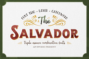 The Salvador - Font Combination, a Serif Font by Adam Fathony (Thumbnail 2 of 13)