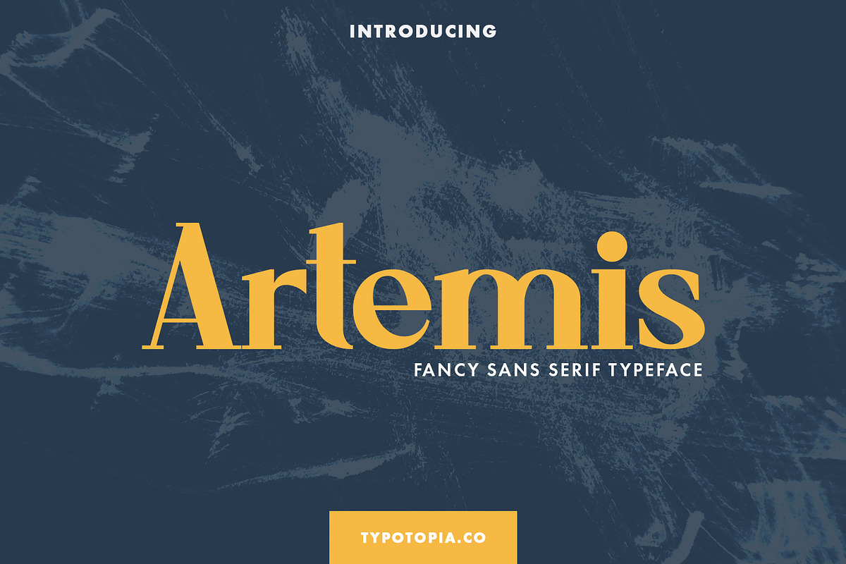 Artemis Fancy Sans Serif Typeface, a Sans Serif Font by edukka (Photo 1 of 7)