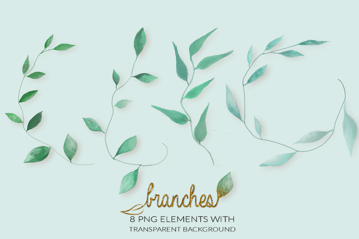 Branches & Splatter Kit, a Brush Add-On by PandoraDreams (Photo 9 of 38)