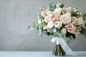 Lovely pink and white roses, a Photo by Beautiful things