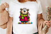 Whimsical Christmas Characters, a Seasonal Illustration by CreationArt (Thumbnail 6 of 7)