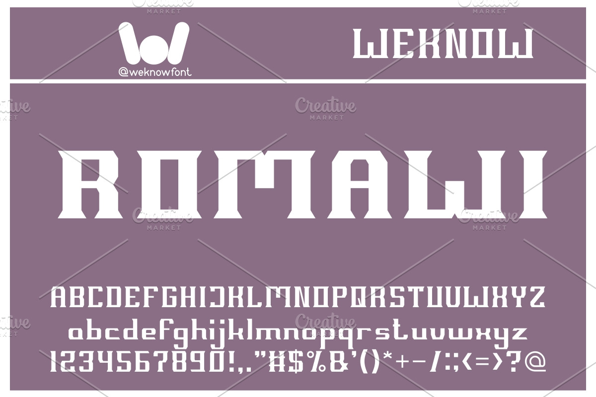 Millenium 3 font, a Font by weknow (Photo 4 of 5)