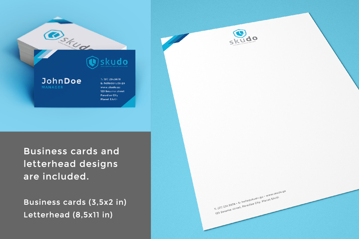 Skudo Branding Kit, a Branding & Logo Template by 4to Pixel (Photo 3 of 5)