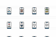25 Mobile App UI Elements Filled, an Icon by IconBunny (Thumbnail 2 of 2)