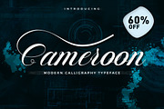 Cameroon, a Script Font by Canden Studio (Thumbnail 1 of 5)