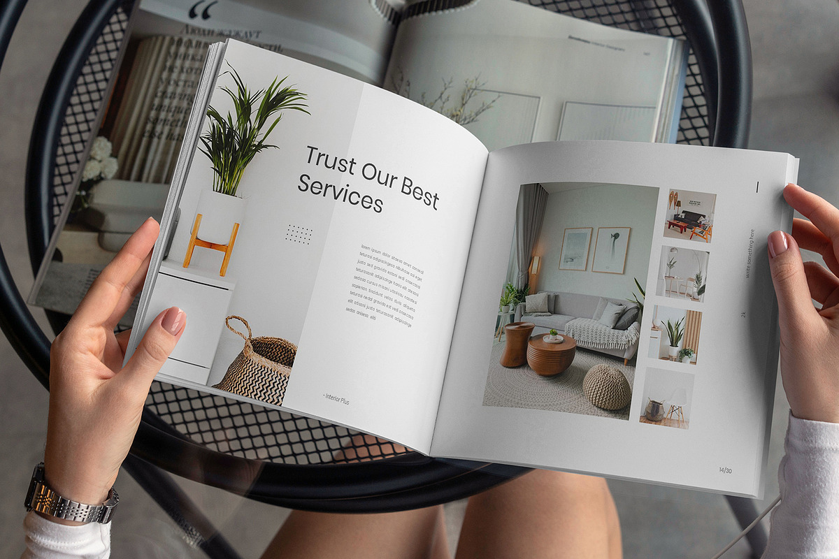 Square Brochure Mockups, a Print Template by Dikarte.Store (Photo 12 of 13)