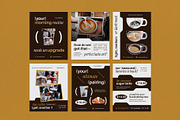 Coffee Shop Instagram Template, a Social Media Template by graphicook (Thumbnail 2 of 3)