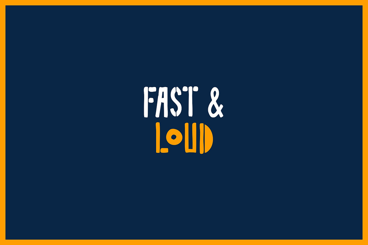Quirky Stencil Decorative Font, a Handwritten Font by Graphic Spirit (Photo 7 of 8)