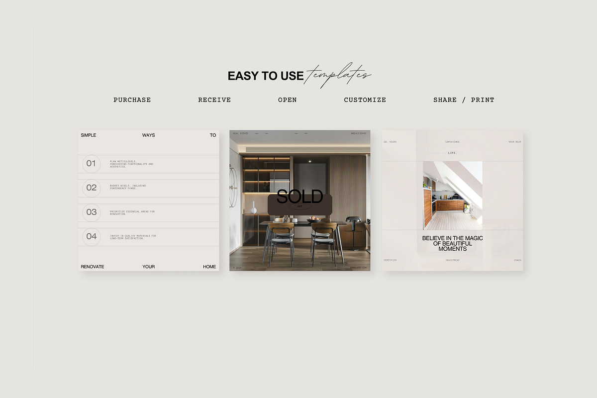 Real Estate Post + Story Templates, a Social Media Template by Prapti Design (Photo 6 of 14)