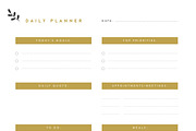 Printable Planner Bundle | Stationery Templates ~ Creative Market