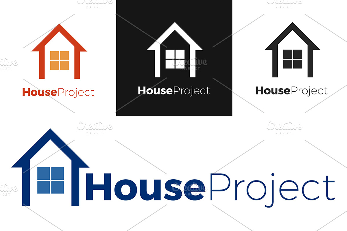 Real Estate Logo Template, a Branding & Logo Template by MaryHat Shop (Photo 4 of 4)