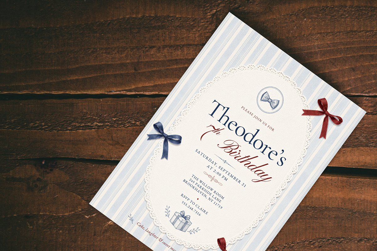 Whimsical Birthday Boy Invitation, an Invitation Template by heynomi (Photo 14 of 19)