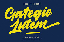 Gategio Lutem Script Handmade Bold