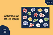 Motivational Stickers Pack | Vector, a Stationery Template by AnnaViolet_store (Thumbnail 2 of 5)