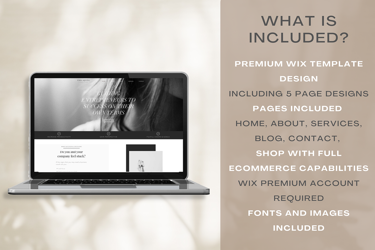 Website Template Design for Coaches, a Websites & App Template by Cosmic Design (Photo 5 of 8)