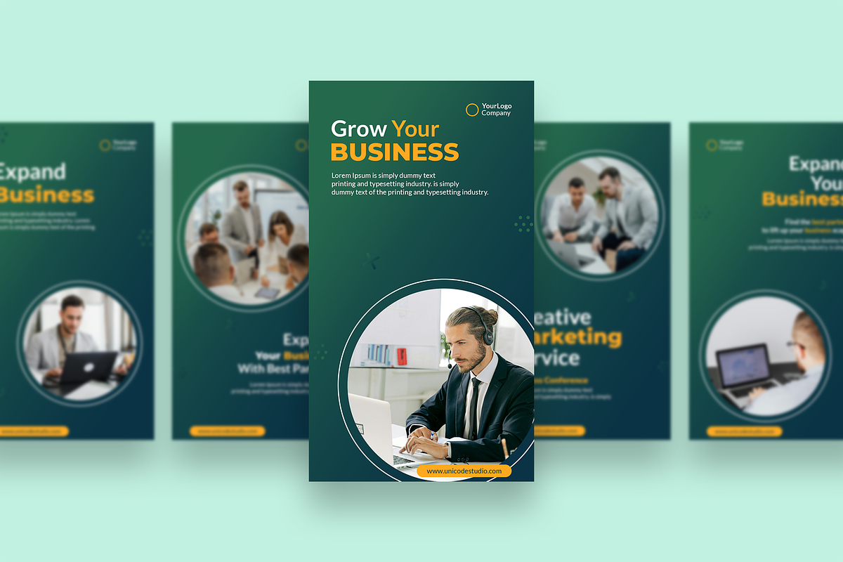 Professional Corporate Marketing Des, a Social Media Template by UnicodeID (Photo 3 of 5)