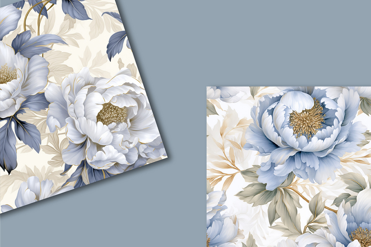 Peonies Floral Seamless Pattern, a Pattern Graphic by Artful Prints (Photo 5 of 7)
