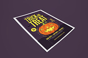 Trick Or Treat Halloween Flyer, a Flyer Template by lilyshop (Thumbnail 2 of 2)