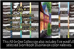 Children's Illustration Brush Bundle