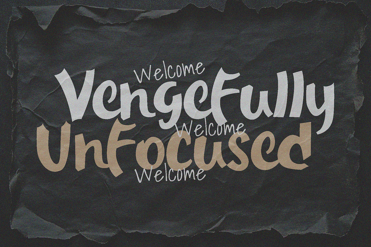 Weoqios Vintage Font, a Handwritten Font by Erifqizefont (Photo 3 of 11)