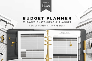Budget Planner Canva Template