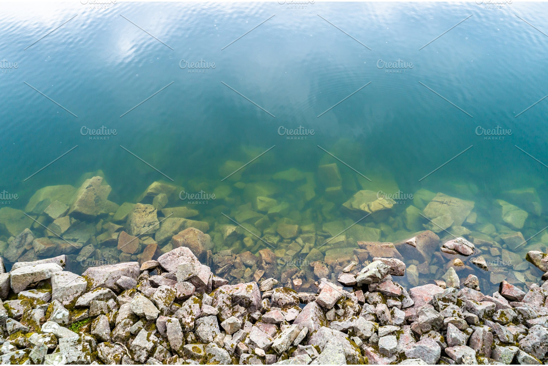 Shore of Lac Blank, a lake in the, a Nature Photo by Leonid Andronov