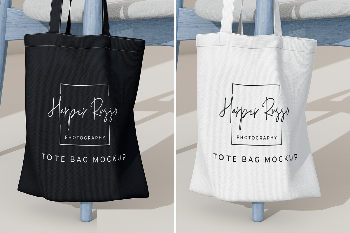 Tote Bag Mockup, a Packaging Mockup by Se٧enStudio (Photo 4 of 5)