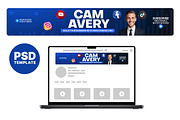 Real Estate Agent YouTube banner, a Social Media Template by Vaughn Studios (Thumbnail 1 of 5)