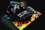 Artistic Business Card for Designers, a Business Card Template by PremadePixels.com (Thumbnail 1 of 3)
