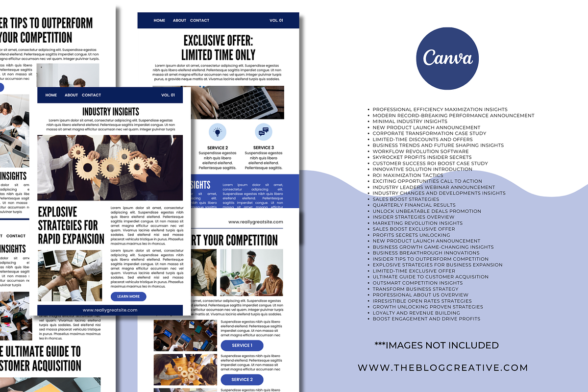 Business Marketing Email Marketing, an Email Template by The Blog Creative (Photo 4 of 7)