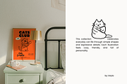 CATS: Naive Vector Cat Illustrations, an Animal Illustration by Veyla (Thumbnail 9 of 11)