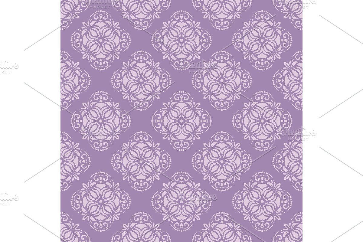 Orient Seamless Vector Pattern. Abstract Background, a Decorative Illustration by FineArtStudio (Photo 1 of 3)