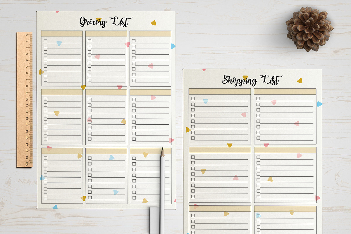 Grocery & Shopping List, a Graphic by Wow Designs (Photo 2 of 6)