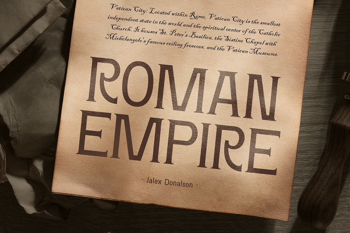 ROBOUS  -  Classy Retro Display Font, a Serif Font by StoricType (Photo 10 of 10)