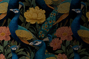 Peacock Seamless Pattern Bundle, a Pattern Graphic by AYAKA Studio Co. (Thumbnail 7 of 13)