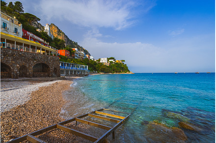 Capri Island, Tyrrhenian sea, Italy, a Nature Photo by Lukas Jonaitis SHOP
