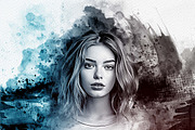 Mixed Media Art Watercolor Effect, an Action Add-On by MRI STUDIO (Thumbnail 10 of 17)