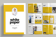 White Paper, a Brochure Template by Pixelpick (Thumbnail 1 of 9)