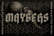 Maygers – Modern Gothic Blackletter, a Blackletter Font by RYS Design Studio (Thumbnail 1 of 12)