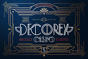 Art Decory Typeface, a Sans Serif Font by alit design (Thumbnail 11 of 17)